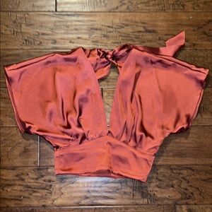 Elegant Rust Women's Top